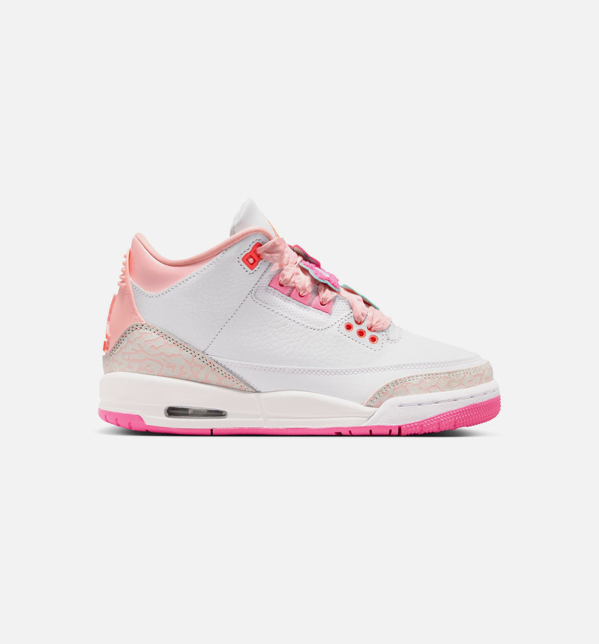 Air Jordan 3 Retro Spring Flowers Grade School Sneakers