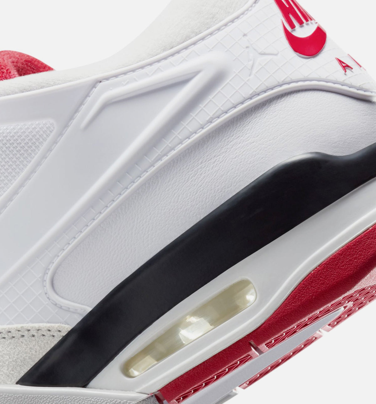 Air Jordan 4 RM Men's Sneakers - White / Black / Neutral Grey