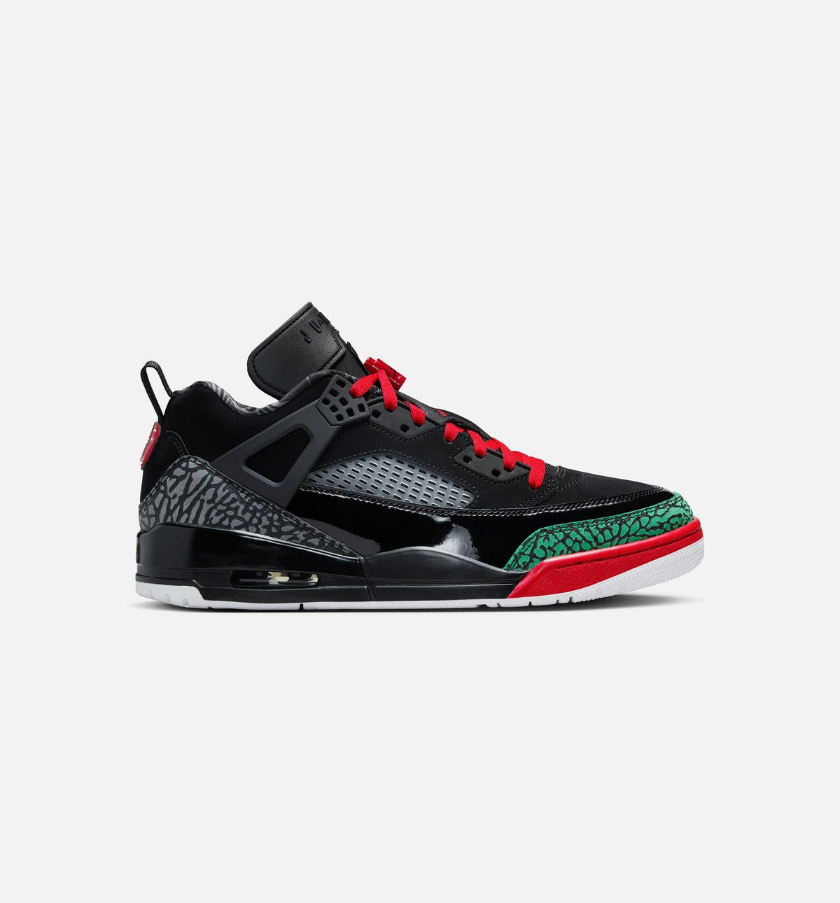 Spizike Low Men's Sneakers - Black / Classic Green / Varsity Red