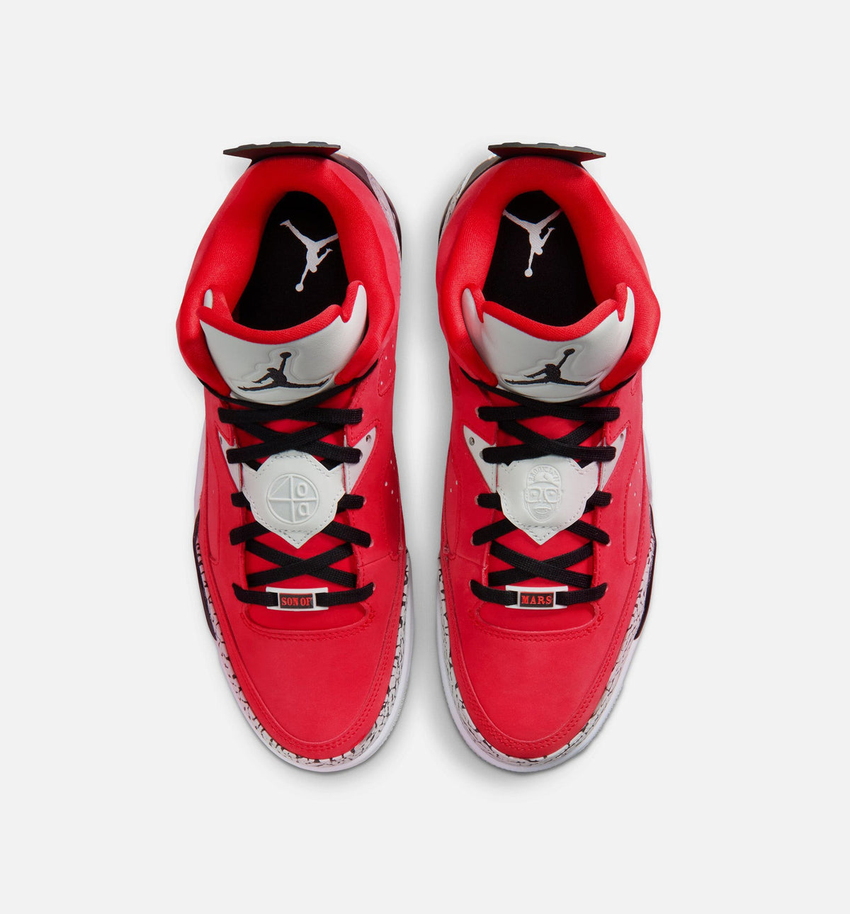 Son of Mars Low Men's Sneakers - Fire Red / Black / Grey / Mist White