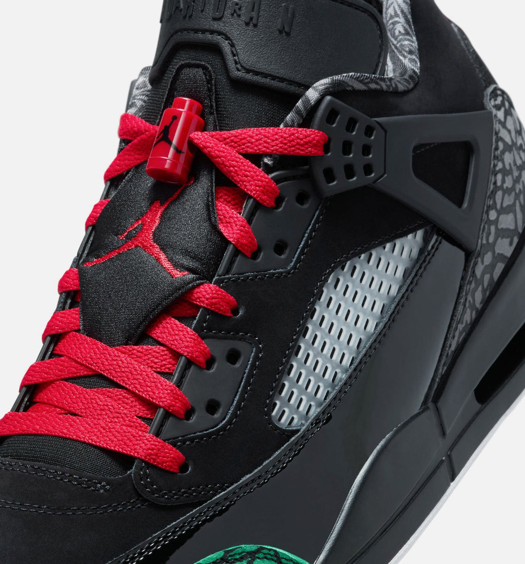 Spizike Low Men's Sneakers - Black / Classic Green / Varsity Red
